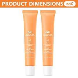 Crema depilatoria facial para mujeres, crema depilatoria de 60 segundos para labio superior y cara, fórmula suave con aceite de almendras dulces y alo