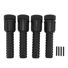 Leg Levelers Fit for Outdoor Camping Stove, Camping Stove Leg Levelers for Camp Chef Adjustable Lightweight Spiral Design Camp BBQ Stove Accessories