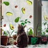 Fujitoya Wall Sticker, Plants, Leaves, Fruits, Avocado, Removable, Scandinavian Style,