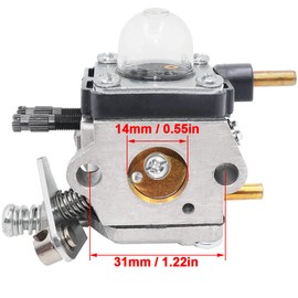 ZAMDOE Carburettor for Mantis Garden Tiller 7222M 7222 7222E 7225 7230 7234 7240 7920 7924 2-Stroke Cultivator Engine C1U-K82 C1U-K54A C1U-27 C1U-K17 C1U-K46 for Echo TC- 210 TC-210i TC -2100 HC-1500