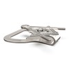 Freemason Hat Clip Bottle Opener - Silver & Black Masonic