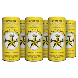 TRIPLE CROWN White Ice Shuffleboard Wax (White Ice 6-Pack)