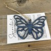Handmade Butterfly Story Card Christmas Ornament – Laser Cut Wood