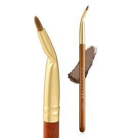 ROWNYEON CM177 Eyeliner Brush, Angled Design, Natural Bristles, Ultra Fine Ends, Makeup Brush, Red Desert Series, Easy to Use, Professional Use, Skin-friendly, Easy to Carry, Lightweight, For