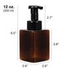 Ginger Lily Farms Foaming Soap Dispenser, Refillable Plastic Pump Bottles