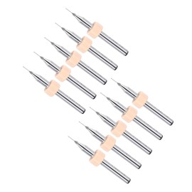 CoCud Micro PCB Drills 0.2mm Advanced Tungsten Carbide PCB Bits for CNC Boring Engraving Machines 2 Sets (Pack of 20)