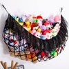 Large Stuffed Animal Hammock with Light Wall Mounted- Squishmallow Hammock