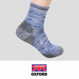 Antibacterial Honey-Pull Double Cushion Men's Mid-Calf Hiking Socks 5 Pairs Mixed Colors - 26cm