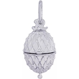 Rembrandt Sterling Silver Easter Egg w/ Chick Charm by Rembrandt