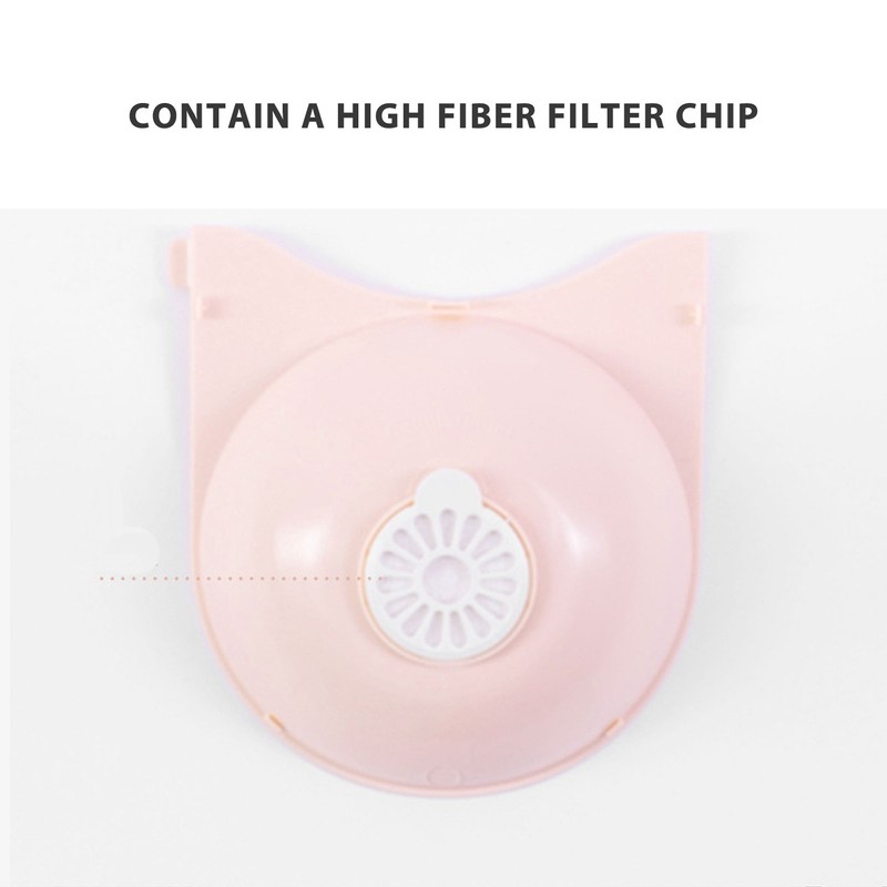 Pet Water Dispenser Food Feeder Cat Automatic Drinking Snail Shape