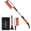 YeewayVeh 35" Ice Scraper for Car Windshield, Extendable Snow Brush