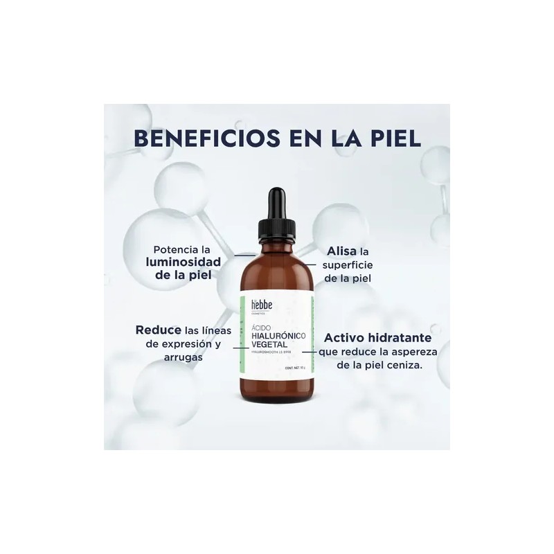 Acido Hialuronico Vegetal Líquido Puro Facial 50g