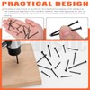 Tanstic 500 Pieces 4 Sizes Hardware Nails Assortment Kit Finishing