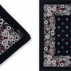 Trifong Bandana, 100% Cotton, Cashew Nut Pattern, Paisley Handkerchief, Unisex,