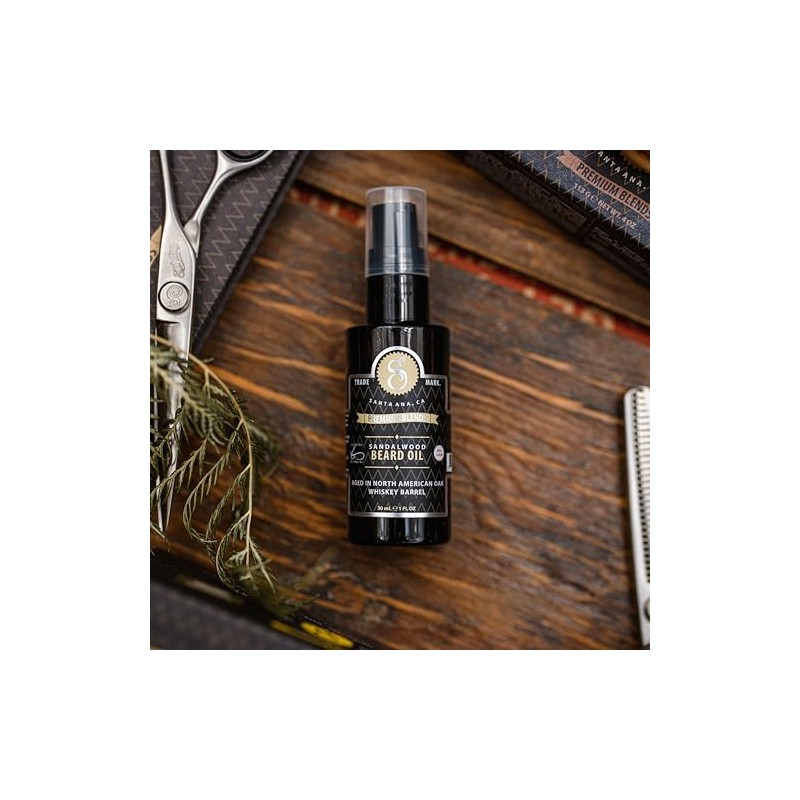 Suavecito Aceite para barba de sándalo, 1 onza