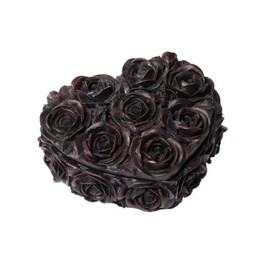 Alchemy Gothic Decorative Box Rose Heart Black