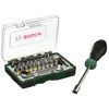 Bosch Bit- and Ratschenset 28tlg. with Bithalter-Schraubendreher 2607017331