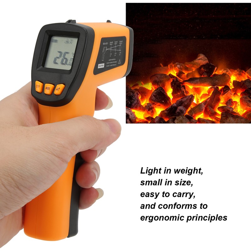520E Digital Infrared Thermometer High Accuracy Thermometer Portable Non Contact
