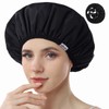 Years Calm Shower Caps For Women Reusable Waterproof，Pattern And Solid
