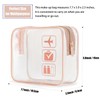 MODENGKONGJIAN TSA Approved Toiletry Bag, 3 Pcs Clear Toiletries Bags