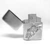 Bass Fishing Thunderbird Vector Pocket Lighter Stainless Steel Single Torch