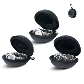 MINOIC Watch Box EVA and Nylon (3 Pieces) – Watch Case with Zip – Watch Case Resistant for Watches and Smartwatches – Watch Box 1 Watch Multifunctional – Compact (up to 54 mm)