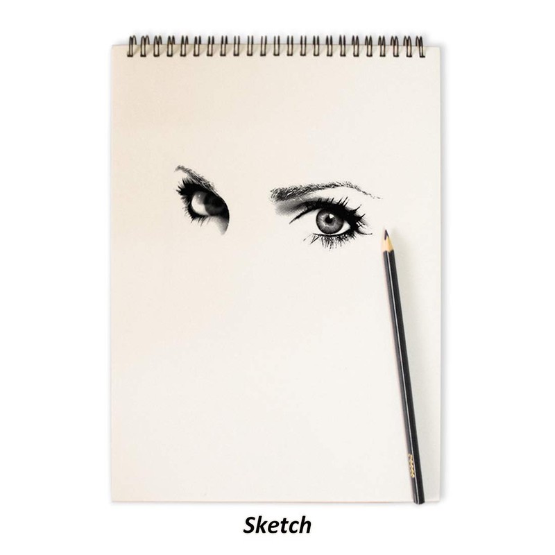 SAYEEC Spiral Binding Notebook Diary Composition Sketching Journal subject notebook