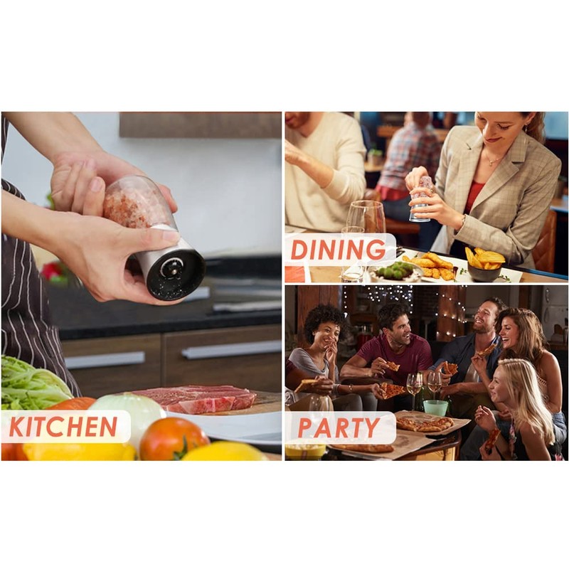 Ebaco Original Stainless Steel Salt or Pepper Grinder - Top