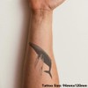 'Humpback Whale' Temporary Tattoo - Water Resistant, Skin-Safe, Non-Toxic Transfer