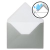 FarbenFroh by GUSTAV NEUSER Metallic Briefumschläge in Silber Metallic -