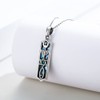 Midir&Etain Jewish Necklace 925 Sterling Silver Messianic Mezuzah Pendant Necklace