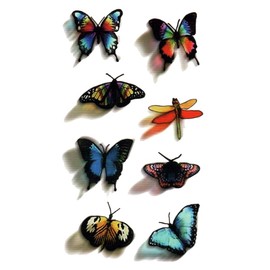 (Fantasy) THE FANTASY Tattoo Sticker Butterfly Butterfly Butterfly-10 [Regular] - 7 Types (hm751)