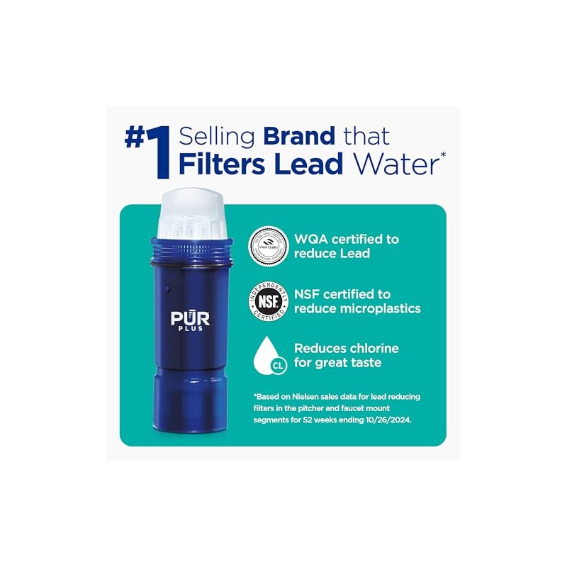 PUR PLUS Sistema de filtración de jarra de agua, 7