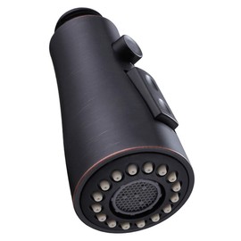 Angle Simple Sink Sprayer Replacement, Kitchen Faucet Head, Stream Spray and Pause Mode, Oil Rubbed Bronze