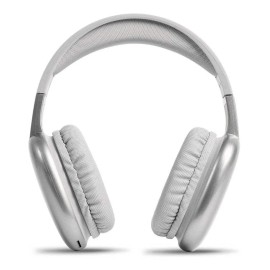 Audífonos Inalámbricos Diadema Compatible Con Micrófono Aurum Stf Color Gris