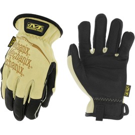 Mechanix Wear: Heat Resistant Leather Work Gloves - Flame Resistant Goatskin Leather Backed by FR Kevlar and FR Kovenex (X-Large, Yellow)