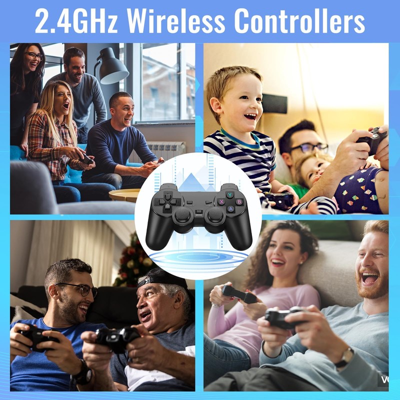 Bewinner M8 Wireless Retro Game Console Upgraded, 20,000+ Games /