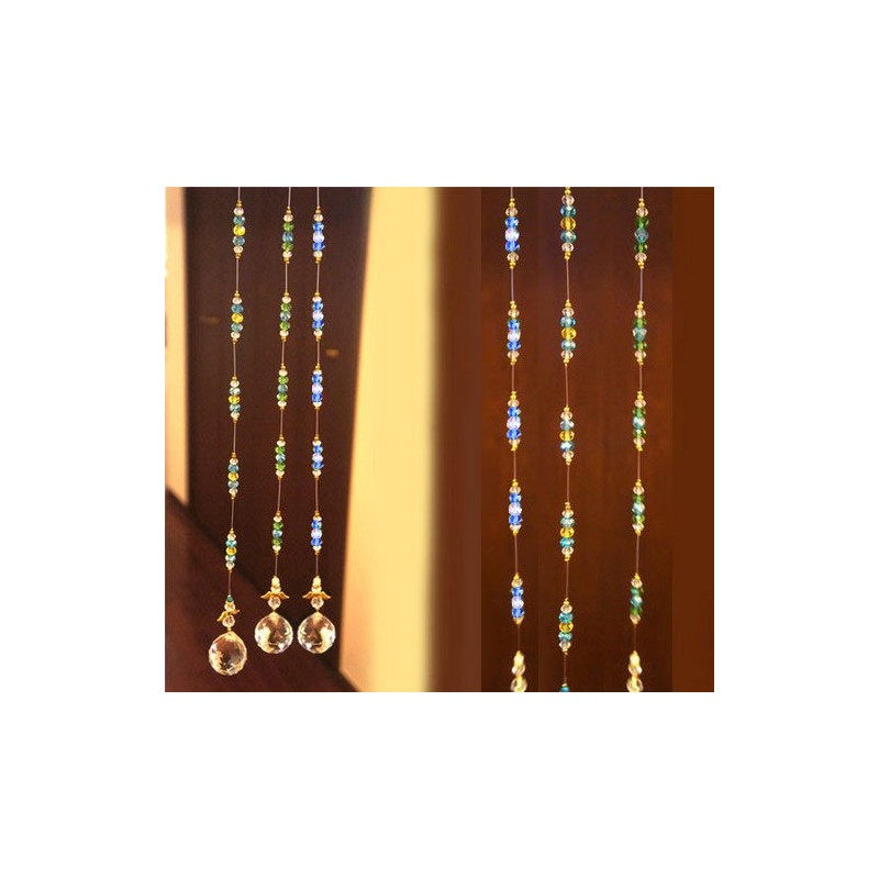 angel suncatcher blue