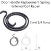 Universal Hardware 2.25 Turns Door Handle Springs, 1.8mm Thick Metal