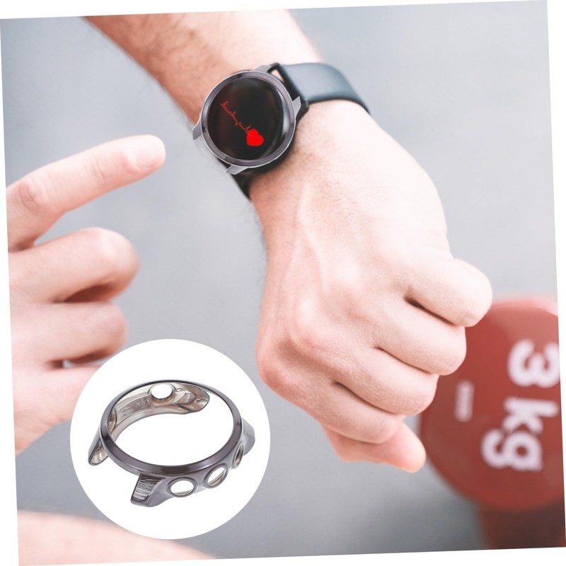 LABRIMP Grey Protective Shell for Smartwatch Full Coverage TPU Case