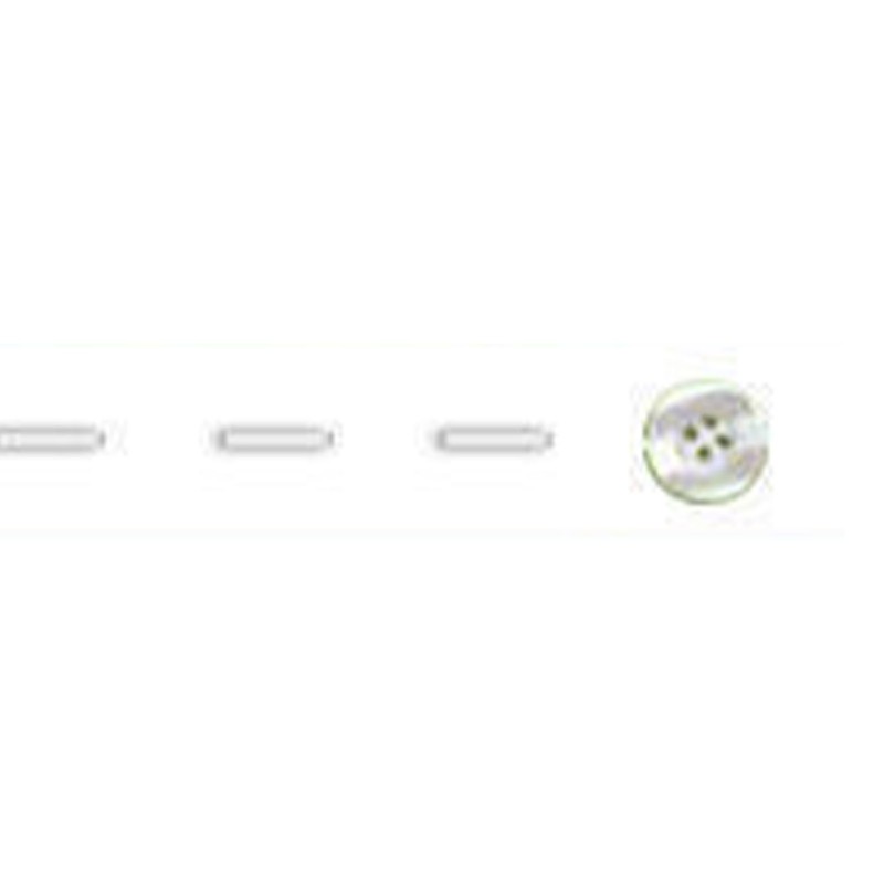 100Pcs Elastic Band with Buttonholes Stretchable Reusable Roll Up Clothes