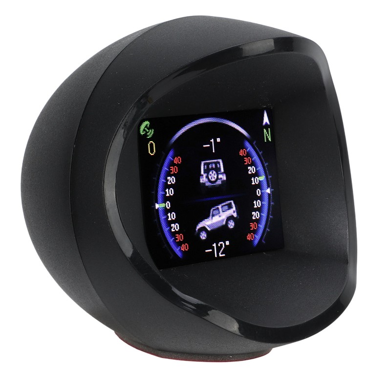 Digital HUD OBD2 GPS Mode with Inclinometer Compass Speed RPM