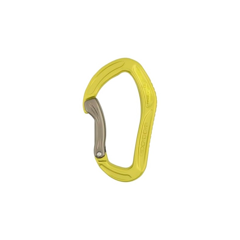 DMM Alpha Sports Bentgate Lime/Titanium Carabiner