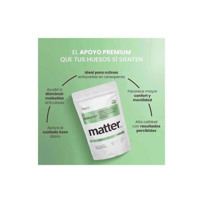 Suplemento Matter Colageno Ossforte - polvo