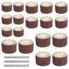 Pack of 18 Flap Grinders Lamellar Grinder for Drill, 80-120-180