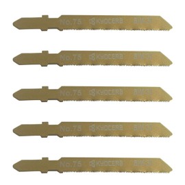 Kyocera Old Ryobi Jigsaw Blade B Type for Ironwork and Stainless Steel, 5 Piece Set, J-6500V, J-6500VDL, J650VDL No.75 66400317