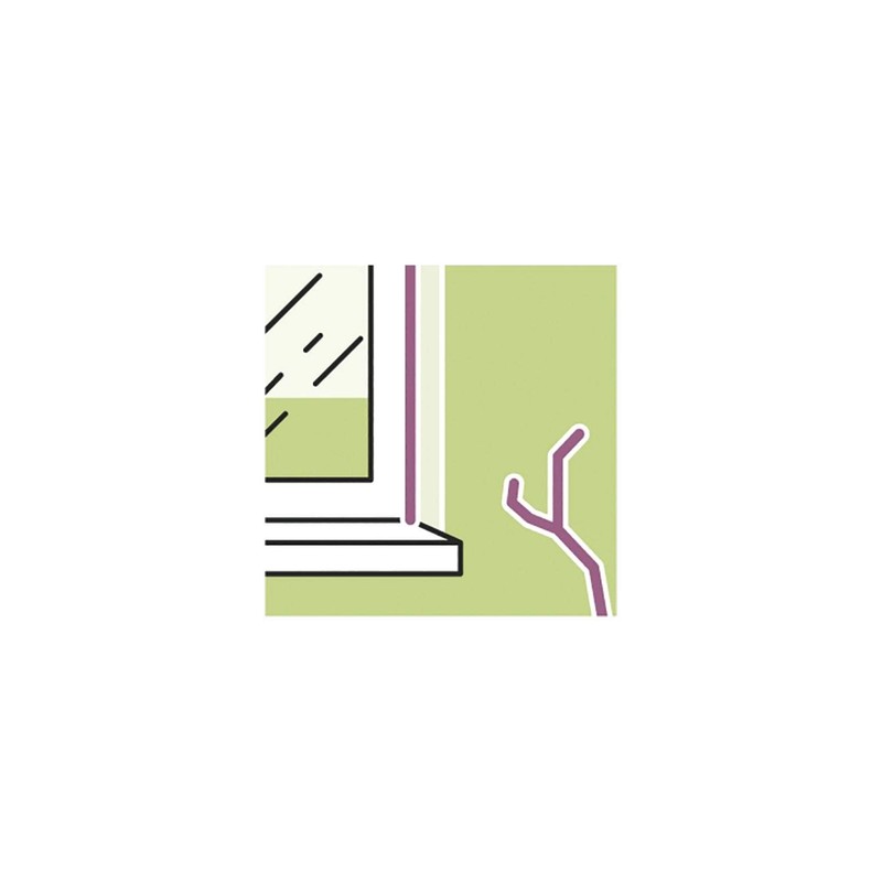 ILLBRUCK 395867 Construction Joint Acrylic LD705 20% 310 ml, White