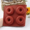 6 Cavity Donut Silicone Chocolate Molds Doughnut Pan Baking Mold