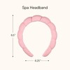 Conair Spa Makeup and Face Washing Headband, Pink Bubble Design,