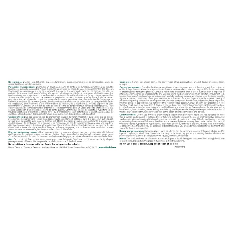 New Roots Herbal - Fiber Ultra Rich Psyllium + Inulin